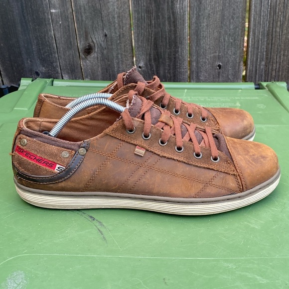 Skechers Sorino Pantalone SN 64242 Relaxed Fit Memory Foam Lace up Shoes Size 11 - Picture 3 of 8